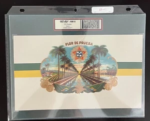 Original Flor de Prueba Inner Cigar Label - Graded GCLGS NM 8 - Bild 1 von 3