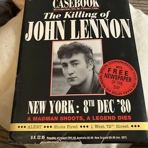 Murder Casebook Special Issue with newspaper of the day Killing of John Lennon - Picture 1 of 4