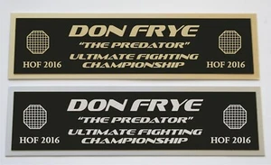 Don Frye UFC nameplate for signed autographed mma gloves photo or case  - Picture 1 of 2
