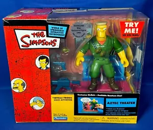 WOS Simpsons Playset AZTEC THEATER Figura interattiva WOLFCASTLE McBain - 43804 - Foto 1 di 12