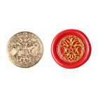Triple Moon in Tree of Life Wax Seal Stamp Set, Retro Gift for Wicca and Pagan