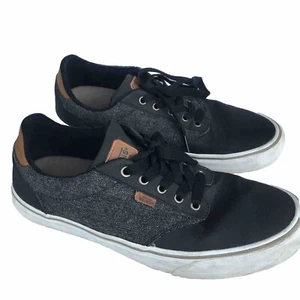 Vans Atwood Deluxe Comfort Low Top Skate Sneakers Grey Black Mens Size 11 - Picture 1 of 11