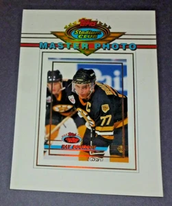 Ray Bourque Boston Bruins Topps Stadium Club 1993 5x7 Jumbo Master foto #3 TSC - Imagen 1 de 2