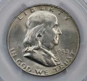 1952-D Franklin Half Dollar PCGS MS64+ - Picture 1 of 5