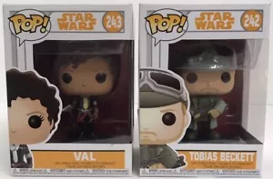 Funko Pop Star Wars Tobias Becket #242 & Val #243 - Foto 1 di 11
