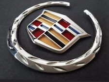 Cadillac Front Grille 6" Emblem Hood Badge Logo Chrome Color Symbol New Ornament