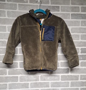 Tommy Bahamas Green Osito Fleece Full Zip Kids Winter Jacket Outdoor Size 7/8 - Picture 1 of 10