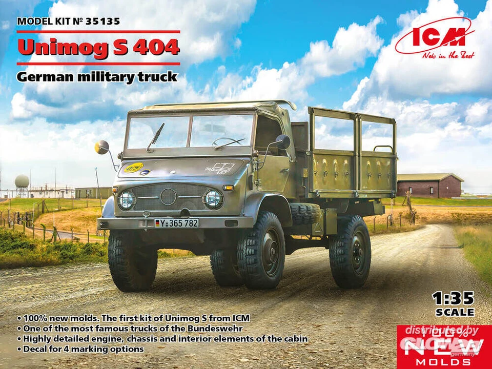 ICM: Unimog S 404, German military truck in 1:35 [3315135] - Immagine 1 di 1