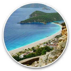2 x Vinyl Stickers 20cm - Blue Lagoon Beach Turkey Oludeniz #44371 - Photo 1/8