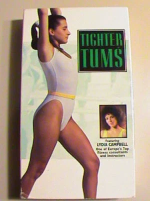 VHS tighter tums Lydia Campbell Exercise FREE SHIP MAKE OFFER - Image 1 of 3