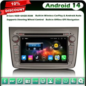 8-Core Android 14 Autoradio GPS Radio Navi Alfa Romeo Mito CarPlay DAB+ WLAN - Bild 1 von 24