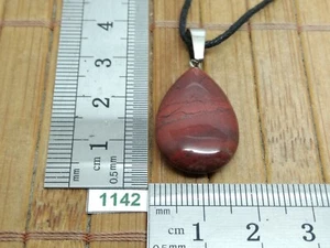 Pendentif JASPE ARC EN CIEL + cordon reglable lithotherapie reiki rainbow quartz - Imagen 1 de 2