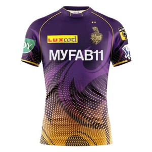 KOLKATA KNIGHT RIDERS Cricket-Trikot, KKR Replica Match Shirt Tata IPL 2023 - Bild 1 von 2