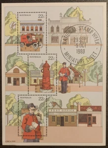 Australia 1980 National Stamp Week Mini Sheet MNH - Picture 1 of 1