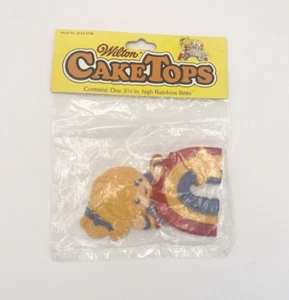 Vintage Rainbow Brite Wilton Cake Tops Cake Topper 3.25" 1983 Hallmark - Picture 1 of 3