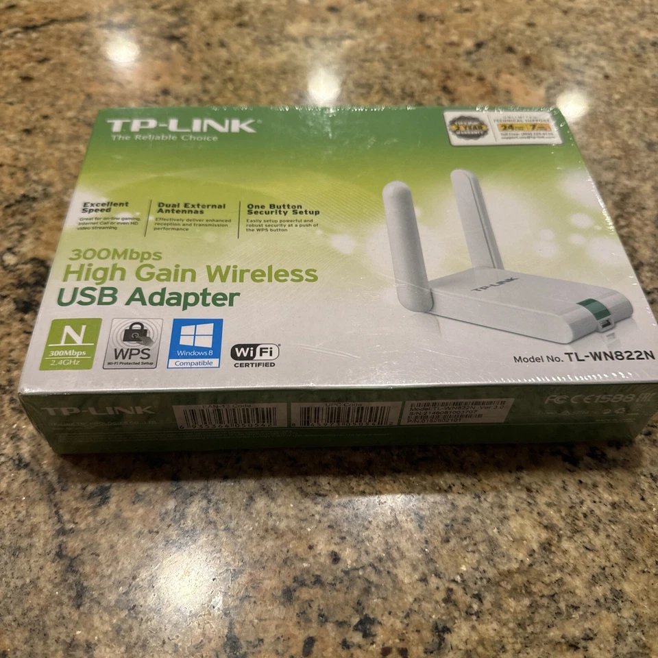 TP-Link TL-WN822N (TL-WN822N) Wireless Adapter NEW OPEN BOX - Image 1 of 1