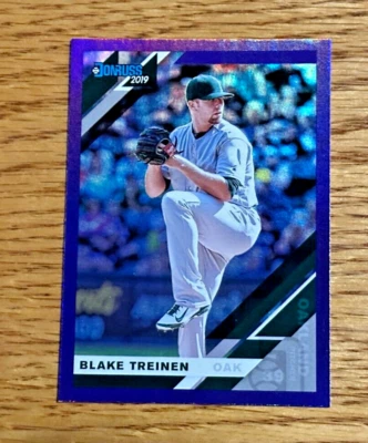 BLAKE TREINEN 2019 Panini Donruss #77 Holo Purple - Image 1 of 2