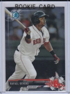 RAFAEL DEVERS ROOKIE CARD 2017 Bowman Chrome Baseball RC BOSTON RED SOX MINT! - Picture 1 of 2