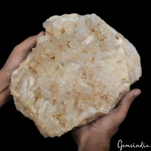 17.26 LB Natural Clear Beautiful White Quartz Crystal Cluster Specimen Healing - Picture 1 of 12