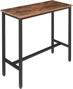 Bar Table 39" Long Narrow Bar Height Pub Table Dining Table for Kitchen, Dining - Picture 1 of 6