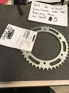 Yamaha SPROCKET (44T) 39W-25444-01  ID 155, CENTER TO CENTER 175, O.D. 203 - Picture 1 of 16