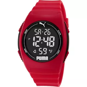 Orologio Puma Unisex Puma 4 Poliuretano Rosso o Blu Resistente all'acqua 10ATM - Foto 1 di 14