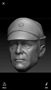 Star wars Battlefront custom  admiral versio black series head - Picture 1 of 4