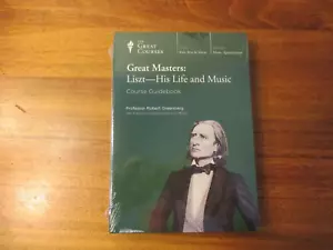 Great Courses: Great Masters: Liszt. (2) DVD Set. Brand New. with Guidebook. - Picture 1 of 3