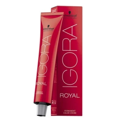 SCHWARZKOPF Professional IGORA ROYAL Permanent Color Creme 60ml NEW ALL SHADES
