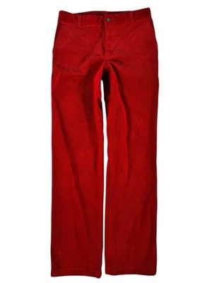 Polo Ralph Lauren Red Straight Fit Mid-Rise Corduroy Pants Boys Size 16 - Image 1 of 4