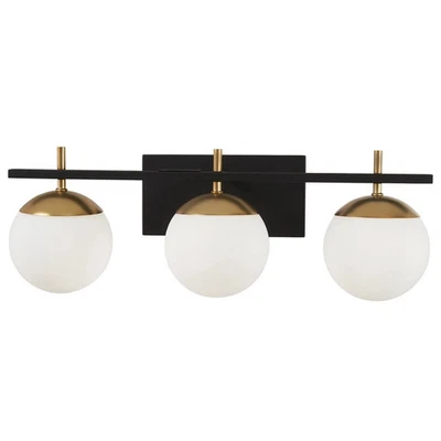KOVACS P1353-618  Alluria 3 Light 24" Wide Bathroom Vanity Light w/Etched Glass - Image 1 of 4