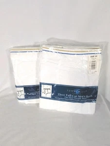 9 brandneue Vintage Stafford voll geschnittene Slips/tighty Whitey Unterwäsche Größe XL - Bild 1 von 7