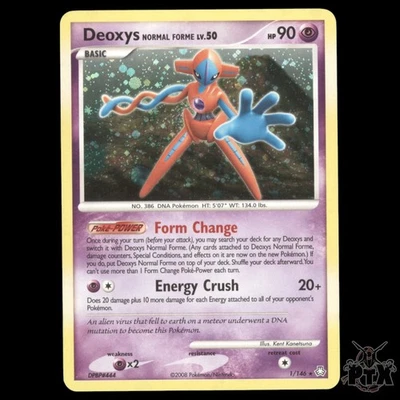 Deoxys Holo #1/146 Legends Awakened LP/Lightly Played Pokemon 2008 - Image 1 of 3