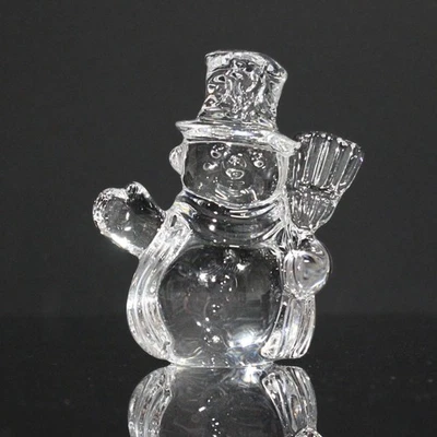 Lote de 3: Waterford Crystal Twas The Night, 2000 renos, adornos muñeco de nieve Foto 1 de 4