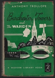 Barchester Towers and the Warden Anthony Trollope 1950 Modern Library #41 DJ - Picture 1 of 1