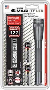 Maglite Mini LED 2-Cell AA Flashlight with Holster, Gray - Picture 1 of 1