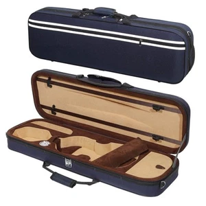 Travel Violin Case - 4/4 Full Size w/ Hygrometer - Blue, NF-5001 - Picture 1 of 6