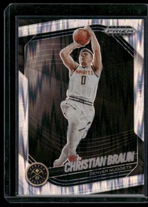 2024-25 Panini Prizm Black #186 Christian Braun Skewed #/249 - Picture 1 of 2