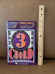 Vintage ~1995 ~3 Chord Favorites Music Book~Easy Electronic Keyboard~Hal Leonard - Picture 1 of 7