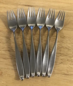 Towle Lauffer Design 2 GERMANY 18/8 7” Dinner Forks Lot Of 6 (L) - Picture 1 of 4