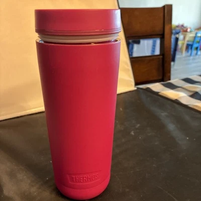 Termo de acero inoxidable 18 oz vaso de viaje aislado al vacío frío caliente Foto 1 de 4