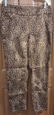 Chico's Leopard Print Leggings Ankle Size 00 (Reg XS) - Image 1 of 4