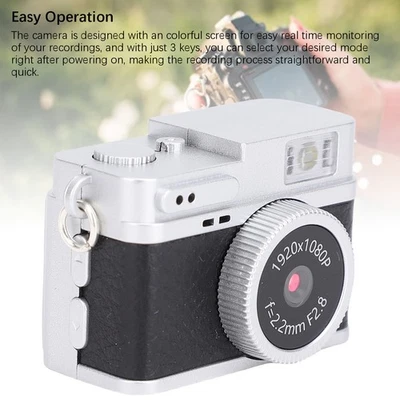 Keychain Digital Camera Compact Portable Video Recorder 2MP Long Lasting Battery - Image 1 of 4