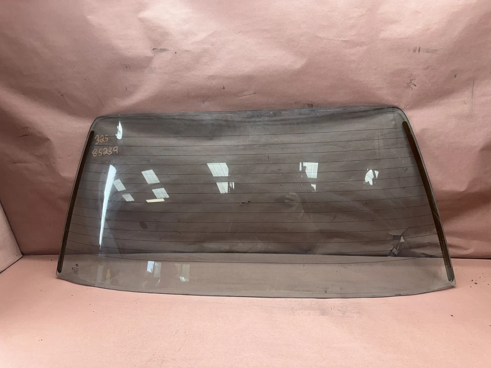 Parabrisas trasero BMW E30 325e 318I 323I 325e 325I ventana vidrio verde OEM #85239 Foto 1 de 4