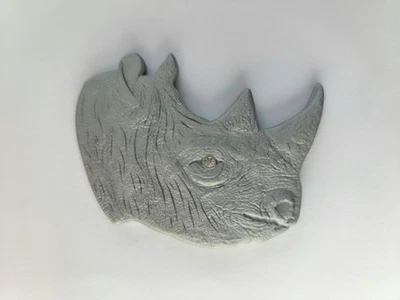 Rhinoceros Geocoin Two -Tone Antik Kupfer / Silber - unzirkuliert/unaktiviert- - Bild 1 von 2
