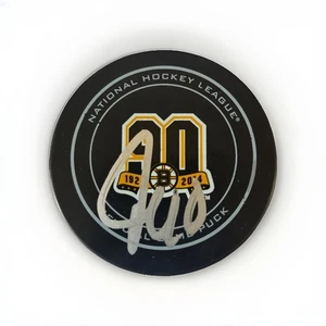 Tukka Rask Boston Bruins 90th Anniversary Signed Official Game Puck Autographed - Picture 1 of 2