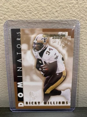 2000 Donruss Dominators /5000 Ricky Williams #D-17 New Orleans Saints - Image 1 of 2