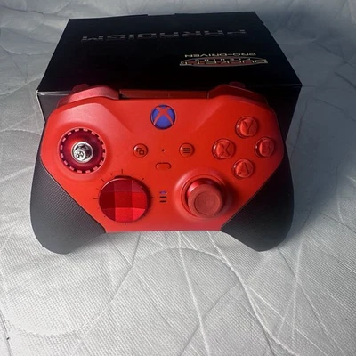 Microsoft Xbox Elite Series 2 Controller Red Black Wireless. - Image 1 of 4