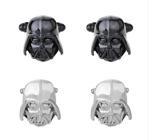 Angebot Star Wars Darth Vader Herren Manschettenknöpfe Legierung Party Cosplay schwarz & silber - Bild 1 von 16