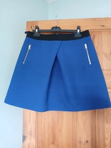 Ted Baker Women's Skirt Size 3 (12) Blue/black New Without Tags - Picture 1 of 5